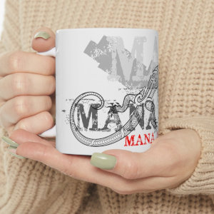 MANA ATUA - white mug