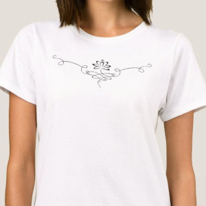 Tribal lotus t-shirt