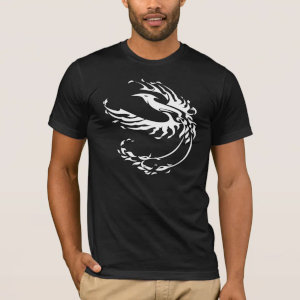 Tribal phoenix tattoo tshirt