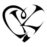 C+K heart tattoo photo