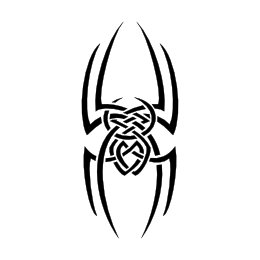 Celtic knots spider tattoo