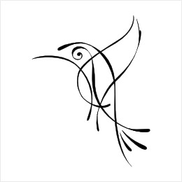 Essence hummingbird tattoo design