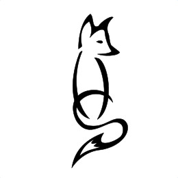 Fox tattoo design