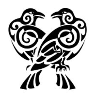 Huginn and Muninn tattoo