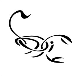 L+S+O+I scorpion
 tattoo design