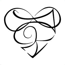 J+K heart tattoo photo