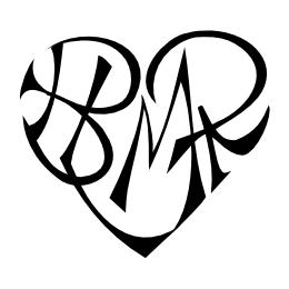 BLMR heart tattoo design