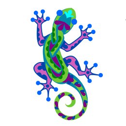 Figure 8 gecko tattoo photo