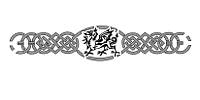 Armband tattoo with Welsh dragon and motifs