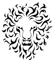 Lion tattoo photo