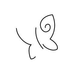 Minimals - Butterfly tattoo design