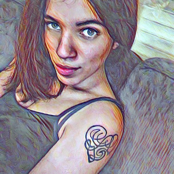 Juliana - G+L+L heart tattoo