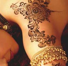 Henna tips tattoo