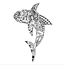 Composite shark tattoo photo