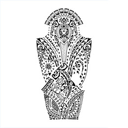 Purumu roa tattoo design