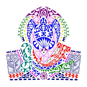 Family stars Polynesian half sleeve
tattoo