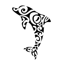 J+S dolphin tattoo photo