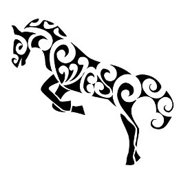PWBSP horse tattoo design