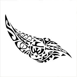 Fern leaf tattoo design