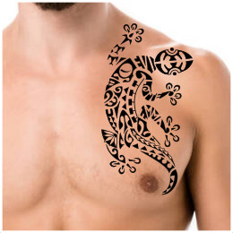 Gecko tattoo design