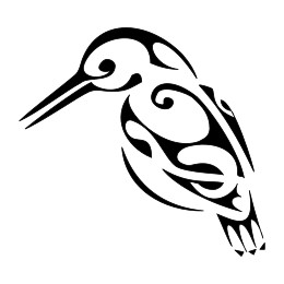 Kingfisher tattoo design