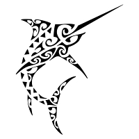 Swordfish tattoo design