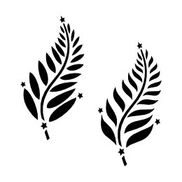 Silver fern tattoo