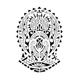 Whai tikanga tattoo design