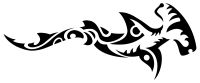 Hammerhead shark tattoo design