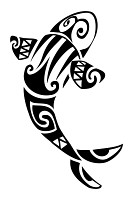 Maori Koi tattoo design