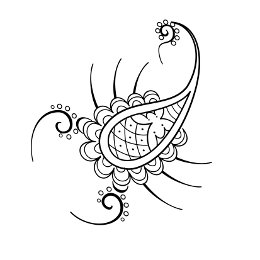 Mehndi scorpion tattoo design