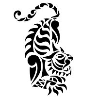 Tiger tattoo photo