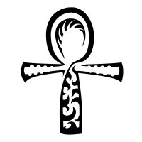 Ankh - Egyptian cross tattoo photo