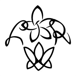 L+J+R turtle tattoo design