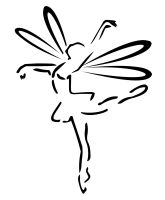 Dancing fairy tattoo