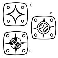 Lamat, or Mayan star tattoo