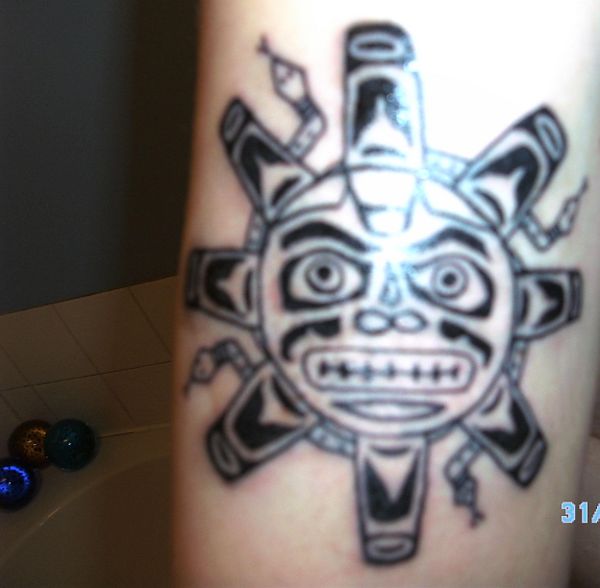 Adam - Haida sun tattoo