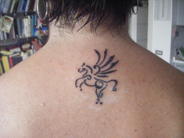 Adriana - Pegasus tattoo photo