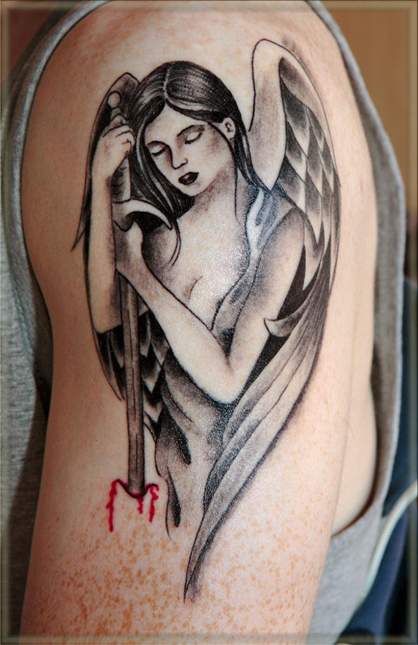 Alessio - Angel tattoo