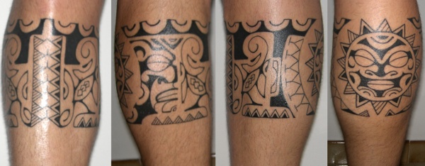 Alessio - Polynesian band tattoo photo