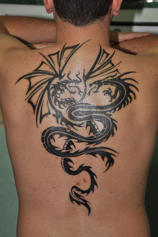 Alex - Dragons tattoo photo