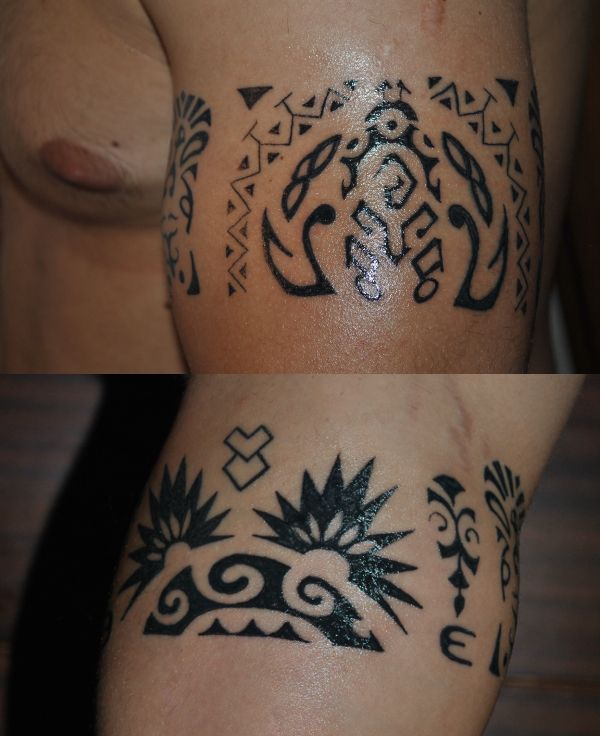 Alexandru - Polynesian armband tattoo photo