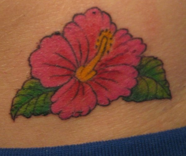 Andrea - Hibiscus tattoo photo