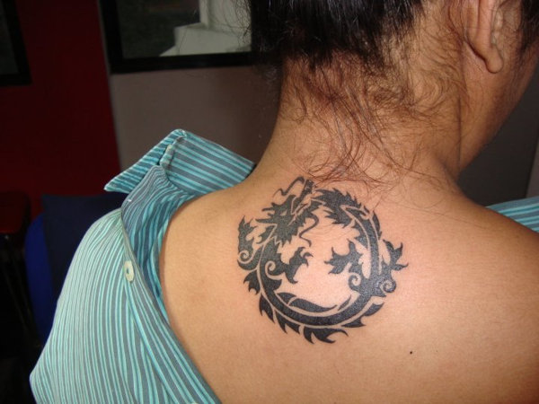 Anwesha - Feng shui dragon tattoo photo