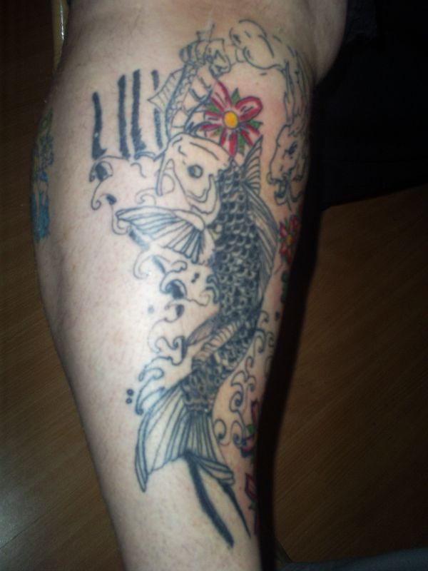 Sebastien - Koi fish tattoo photo
