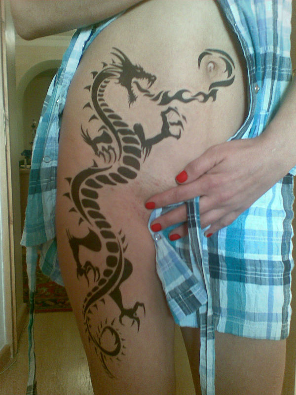 Boo Gee - Dragon tattoo photo