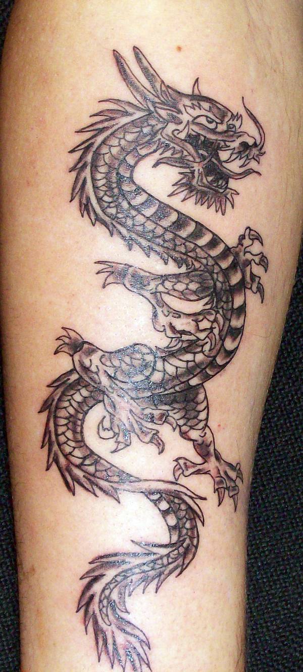 Tiki Tattoo - Chinese Dragon tattoo photo