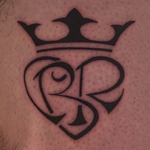 Christian - C+B+R heart tattoo photo