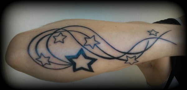 Cristina - stars tattoo photo