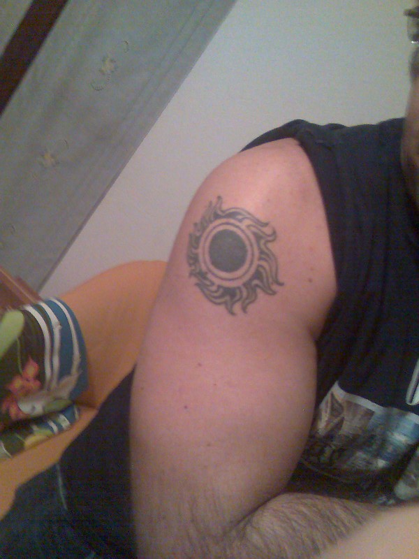 Delio - Sole tribale tattoo